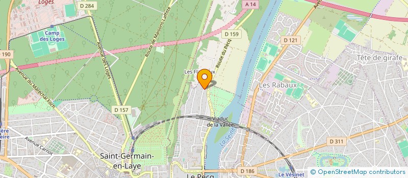 localisation de l'entreprise SCICV ASSOCIES-GUERBE-SIMON RESIDENCE  LE PECQ