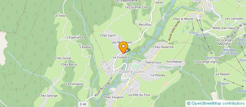 localisation de l'entreprise SCICV BOIS PASSION  HABERE-LULLIN