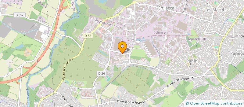 localisation de l'entreprise SCICV LA HALLE  PLAISANCE-DU-TOUCH