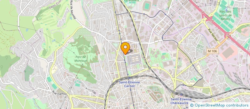 localisation de l'entreprise SCICV LE RIVAGE à SAINT-ETIENNE