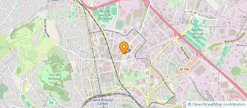 localisation de l'entreprise SCICV LES AMARELLES  SAINT-ETIENNE