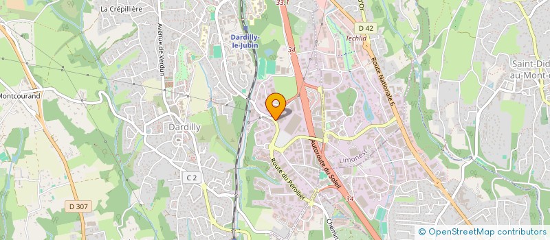 localisation de l'entreprise SCICV PARC DE SERMENAZ  DARDILLY