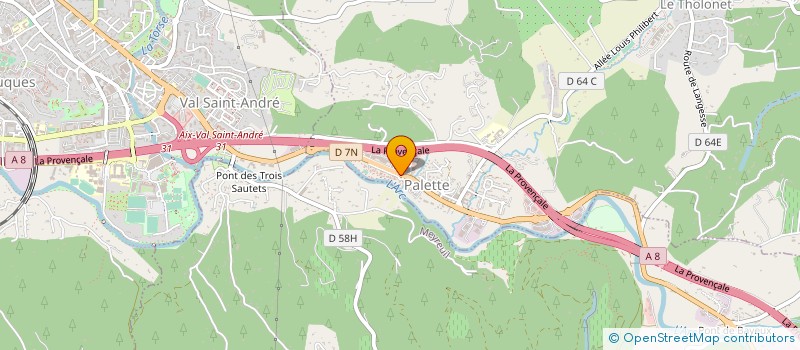 localisation de l'entreprise SCICV VALLON DE LA TOULOUBRE à LE THOLONET