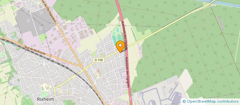 localisation de l'entreprise SCID4H2  RIXHEIM