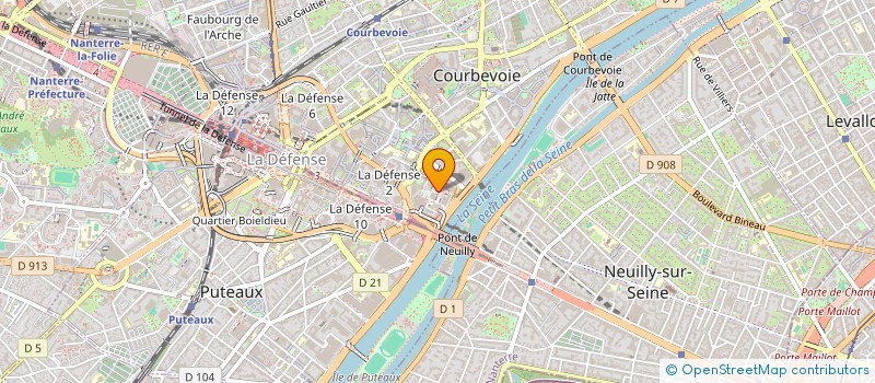localisation de l'entreprise SCIDE MESSELAN à COURBEVOIE