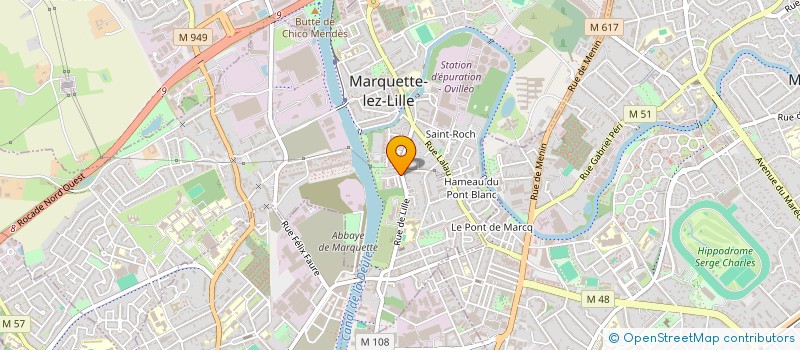 localisation de l'entreprise SCIDELF  HOUPLINES