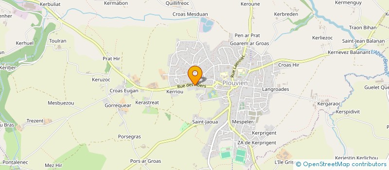 localisation de l'entreprise SCIDES3ABERS  PLOUVIEN