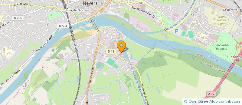 localisation de l'entreprise SCIDTMINVEST  NEVERS