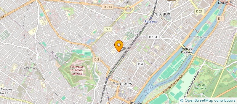 localisation de l'entreprise SCIDU 21 RUE PAUL BERT à SURESNES