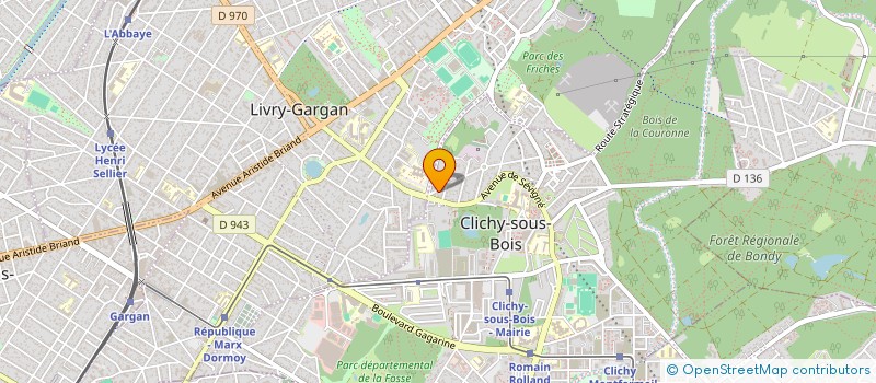 localisation de l'entreprise SCIDUCHATELDEM à CLICHY-SOUS-BOIS