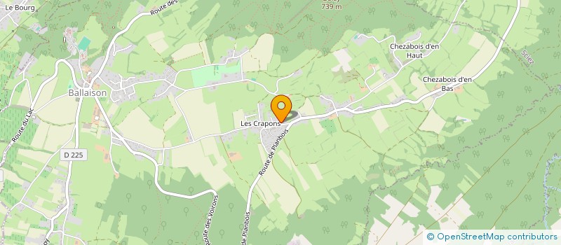 localisation de l'entreprise SCIE A BOIS  BALLAISON