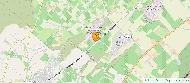localisation de l'entreprise SCIE BETON à SETE