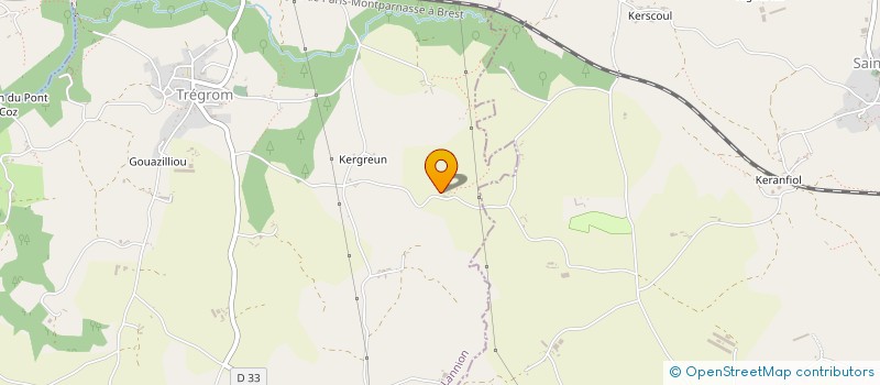 localisation de l'entreprise SCIE PRES DE L'ARBRE  TREGROM