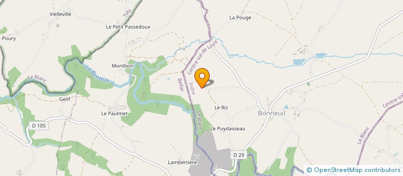 localisation de l'entreprise SCIEA LES SAUZES à CHAILLAC