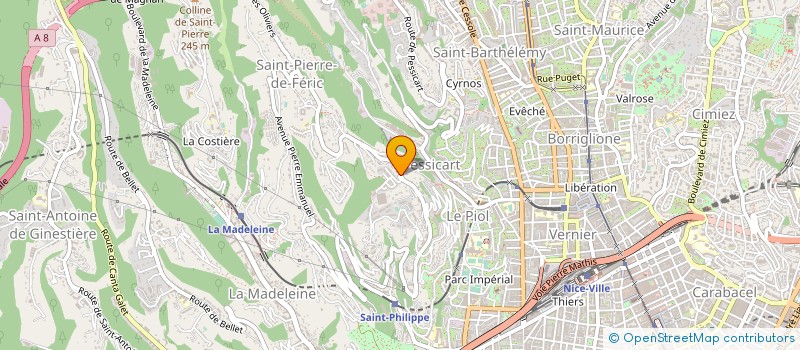 localisation de l'entreprise SCIELLA à NICE