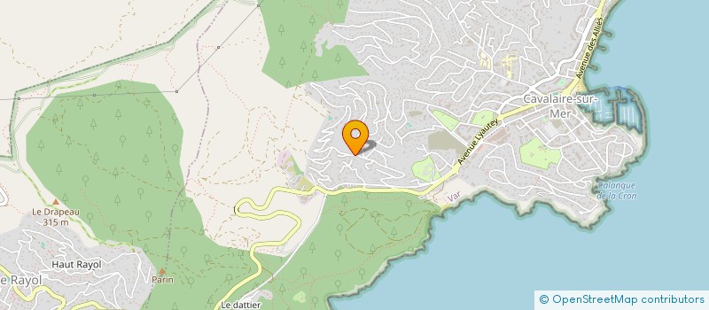 localisation de l'entreprise SCIENC ELEC à CAVALAIRE-SUR-MER
