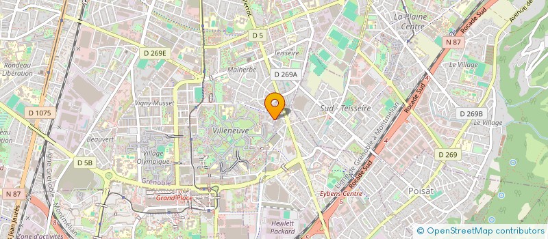 localisation de l'entreprise SCIENC'ELITE à GRENOBLE