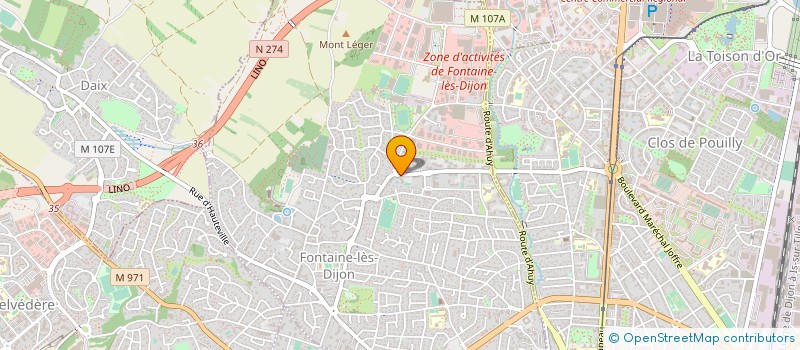 localisation de l'entreprise SCIENCE BUSINESS AND MANAGEMENT à FONTAINE-LES-DIJON