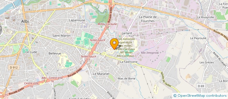 localisation de l'entreprise SCIENCE EN TARN à ALBI