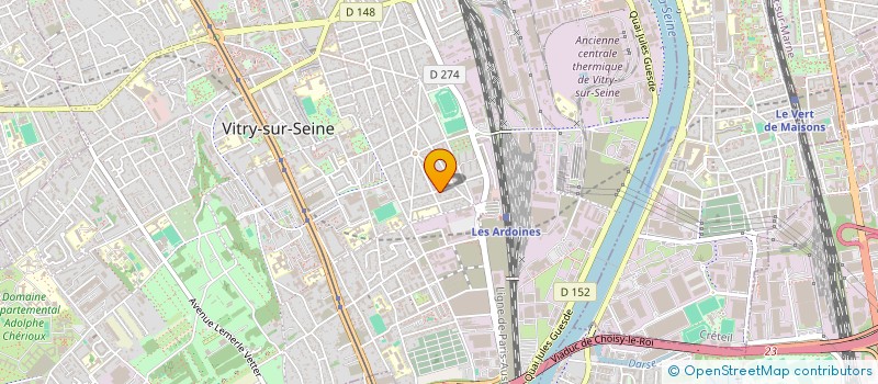 localisation de l'entreprise SCIENCE ET BIENFAISANCE à VITRY-SUR-SEINE