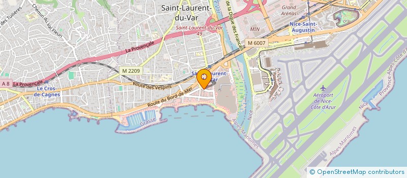 localisation de l'entreprise SCIENCE ET INFORMATION POUR UNE LONGEVITE EPANOUIE à SAINT-LAURENT-DU-VAR