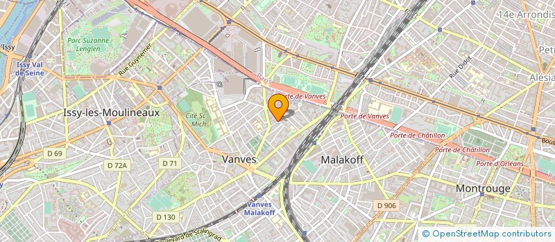 localisation de l'entreprise SCIENCE ET SPORT FORMATION à VANVES