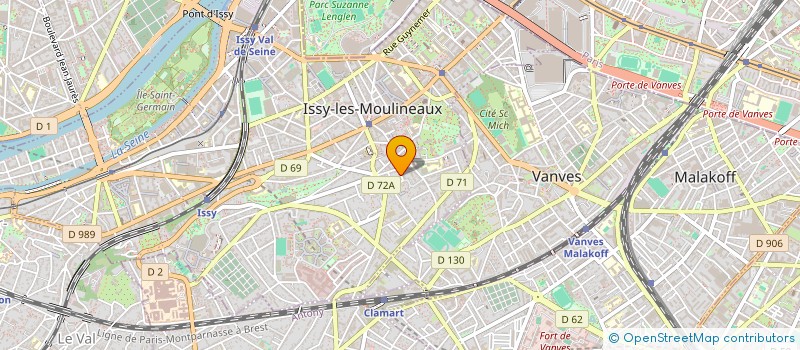 localisation de l'entreprise SCIENCE SPECTACLE ET COMPLEXITE à ISSY-LES-MOULINEAUX