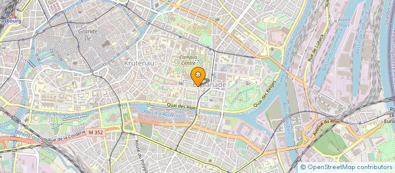 localisation de l'entreprise SCIENCE TECHNOLOGIE APPLICATION à STRASBOURG