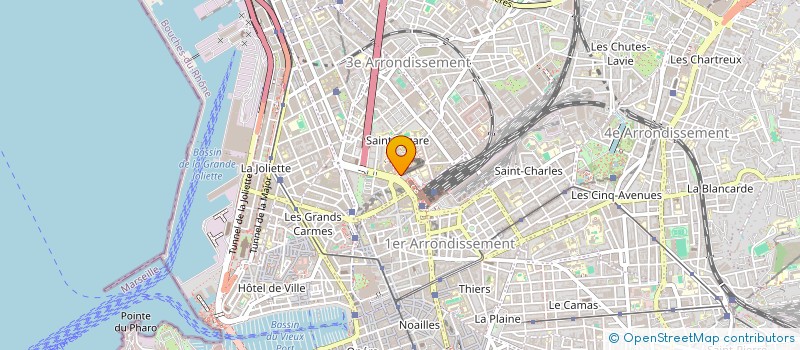 localisation de l'entreprise SCIENCE TECHNOLOGIE AVANCEE RECHERCHE à MARSEILLE