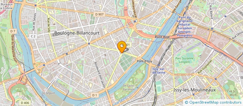 localisation de l'entreprise SCIENCE VIDEO SERVICE à BOULOGNE-BILLANCOURT