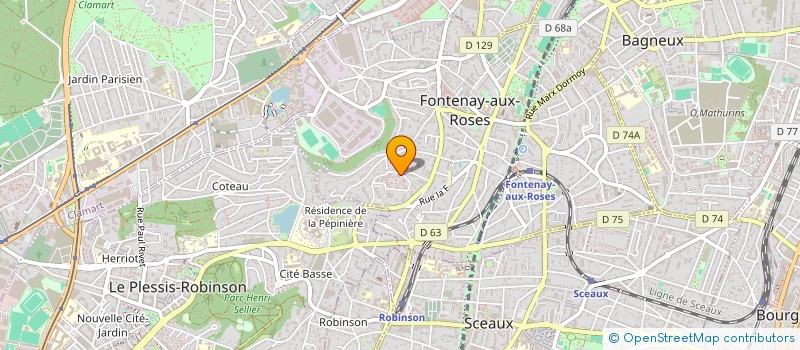 localisation de l'entreprise SCIENCE WEB à FONTENAY-AUX-ROSES