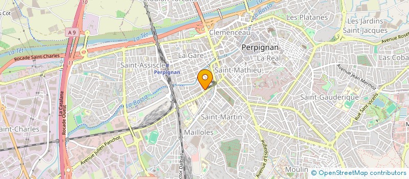 localisation de l'entreprise SCIENCES 66 à PERPIGNAN