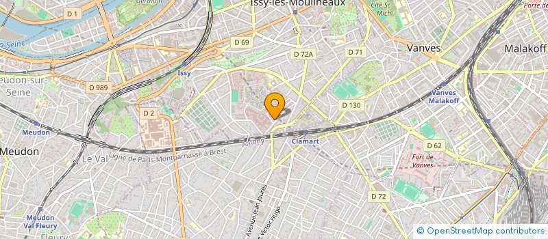 localisation de l'entreprise SCIENCES CLINIQUES FORMATIONS à ISSY-LES-MOULINEAUX