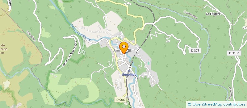 localisation de l'entreprise SCIENCES EN CEVENNES-MONT LOZERE  GENOLHAC