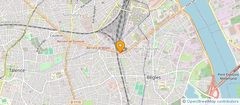 localisation de l'entreprise SCIENCES ET APPLICATIONS à BORDEAUX