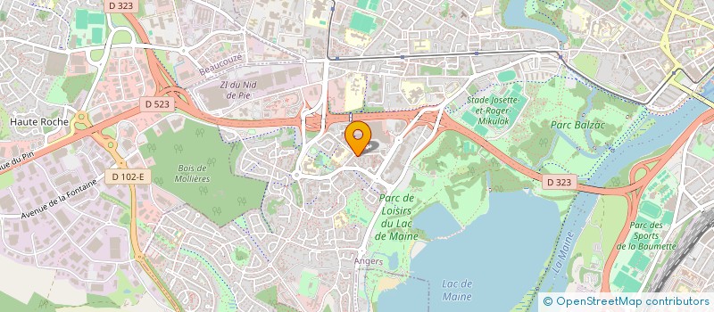 localisation de l'entreprise SCIENCES ET BIDOUILLES à ANGERS