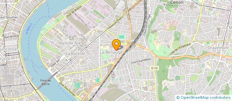 localisation de l'entreprise SCIENCES ET CONSCIENCES  BORDEAUX