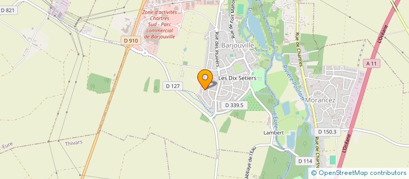 localisation de l'entreprise SCIENCES-SERVICE à BARJOUVILLE
