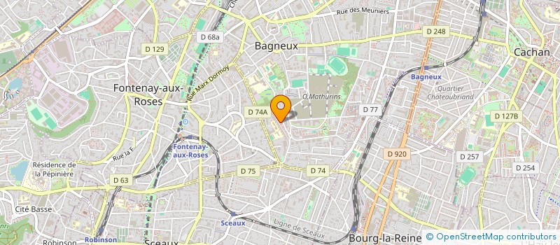 localisation de l'entreprise SCIENCESQUO, LE LABOBUS GAYE DAFFE à BAGNEUX