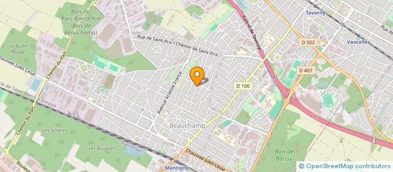 localisation de l'entreprise SCIENCESXPERT  BEAUCHAMP