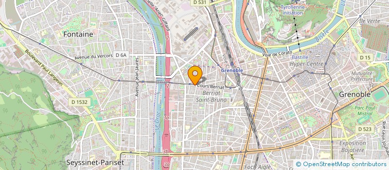 localisation de l'entreprise SCIENCI'BULLES  GRENOBLE