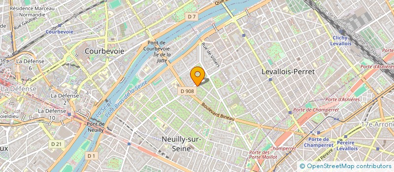 localisation de l'entreprise SCIENSEX à NEUILLY-SUR-SEINE