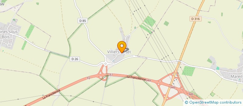 localisation de l'entreprise SCIENTAE GESTUS  VILLIERS-LE-SEC