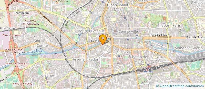 localisation de l'entreprise SCIENTECH LIVRE  RENNES