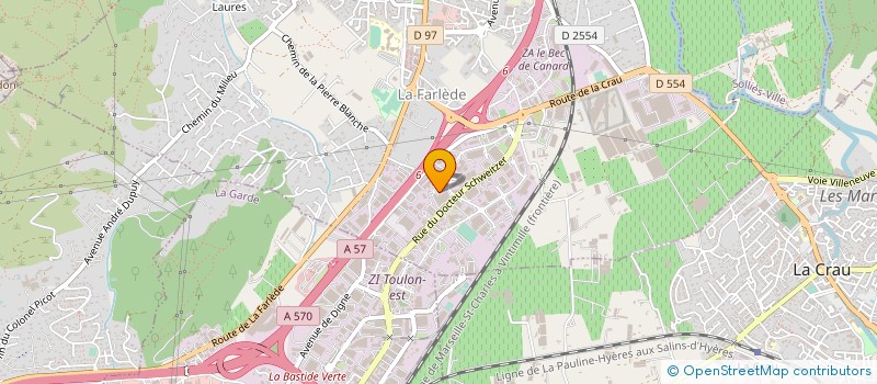localisation de l'entreprise SCIENTELEC à TOULON