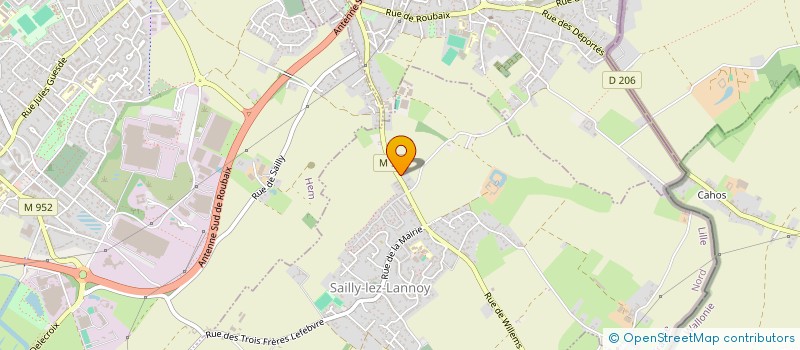 localisation de l'entreprise SCIENTEQUIP  SAILLY-LEZ-LANNOY