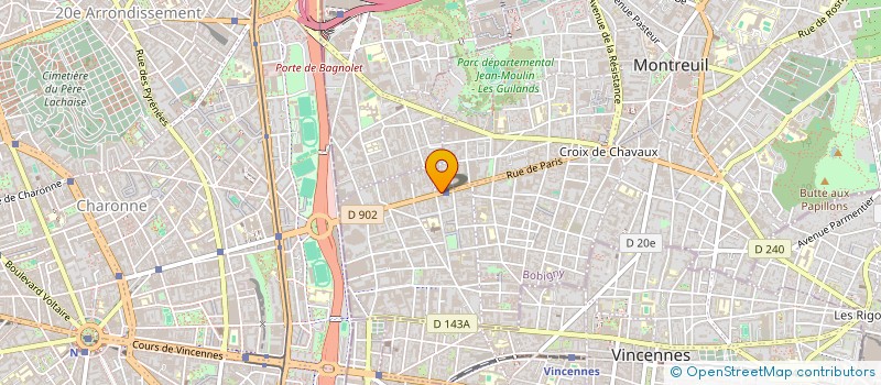 localisation de l'entreprise SCIENTIFIC COLLECTIVE à MONTREUIL