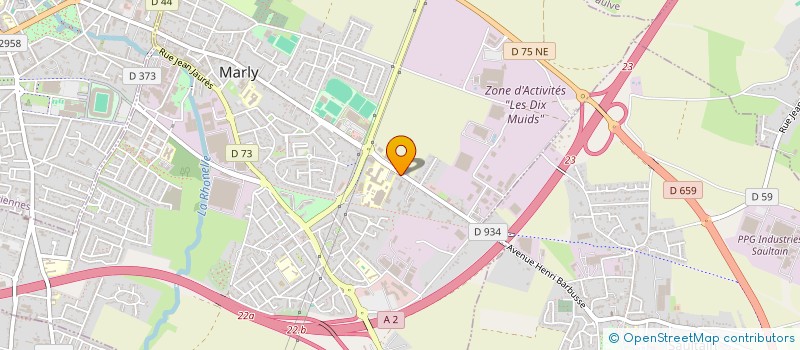 localisation de l'entreprise SCIENTIFIC/MHD à MARLY
