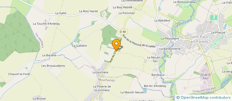localisation de l'entreprise SCIEP à LES HERBIERS