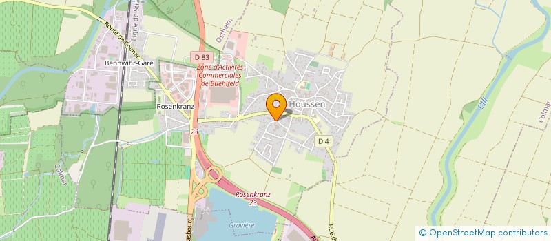 localisation de l'entreprise SCIERIE BURKLING à HOUSSEN